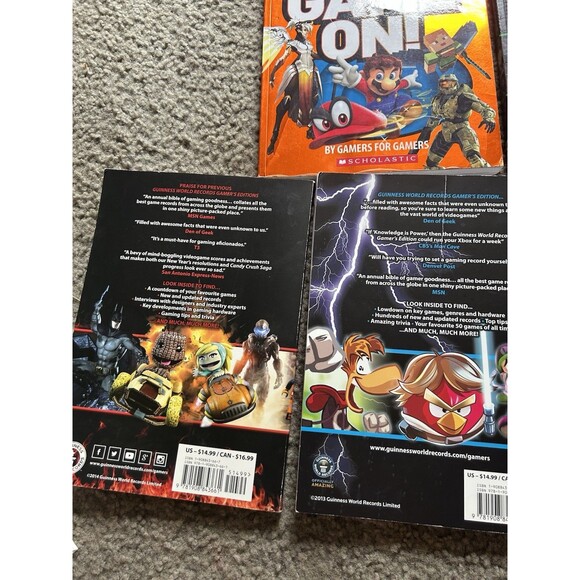 Video Game World Record Books Guinness & Game On 2013-16 + 2017 & 2019 - Picture 4 of 6